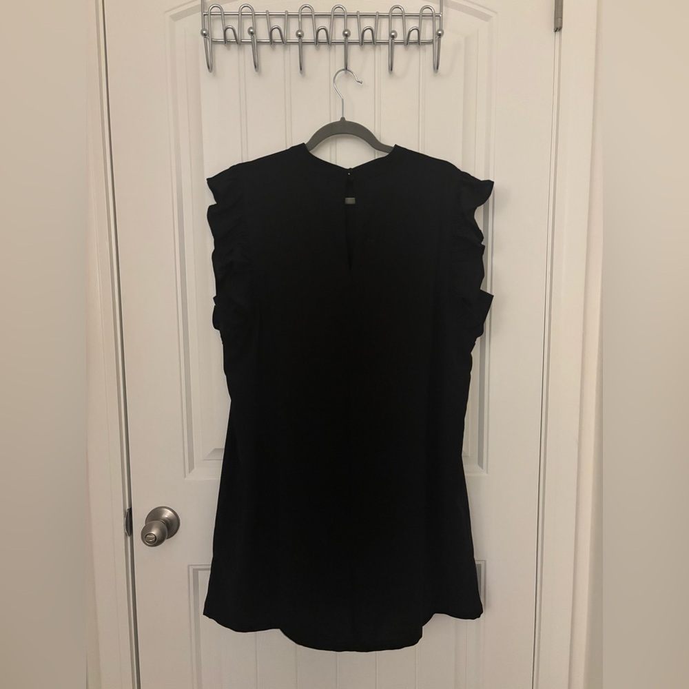 Chic Soul Black Ruffle Sleeve Tunic dress – Size 1X
